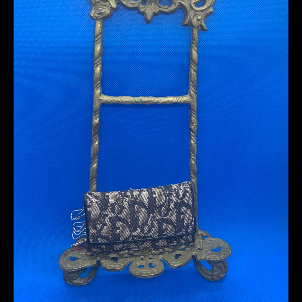 Ultra Rare Dior Trotter Damaged Vintage Key Holder Wallet